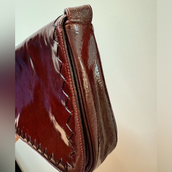 BCBG Max Azria Vintage Leather Shoulder Bag - Picture 5 of 8